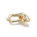 Gouden geometrische sieradensluiting voor DIY truikettingen en halskettingen - Helder Goud 18K Effect (YSN098-05)