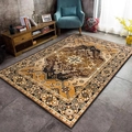Detailmuster des Perserteppichs mit geometrischem Medaillon und Blumenrand im Wohnzimmer - Sbt Persian-6 / 40*60cm【Hautfreundlicher Samt】