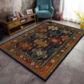 Nahaufnahme eines persischen Teppichs mit geometrischen Mustern im modernen Wohnzimmer - Sbt Persian-7 / 40*60cm【Hautfreundlicher Samt】