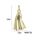 Polierter 18k Gold-Geist-Anhänger, Größe 2,0 cm Höhe und ein Gewicht von 1,9 g - Geist-Stil