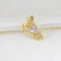 Exquisite gold-plated rabbit pendant with sparkling zircon inlays for jewelry design - Rabbit Girl Shape Style (12)