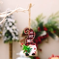 Colorful Wooden Christmas Ornaments For Dwarfs