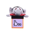 Halloween Vampir Plüschtier Geschenkbox mit Boo-Stickerei und festlichen Farben - Vampir-Stil