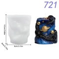 Starry sky planet silicone mold for DIY aromatherapy candles and resin art crafts - Starry Galaxy Column Style (lz721-150)