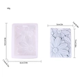 Molde de silicona con relieve de margarita para etiquetas de yeso y manualidades - Patrón de Margarita