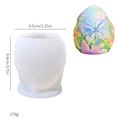 Molde de silicona huevo de Pascua 3D con patrones de mariposas y flores en relieve - Huevo Floral Mariposa