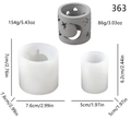 Star and moon pattern silicone mold set for DIY candles and plaster crafts - Star Moon Lampshade