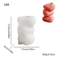 Stampo in silicone per candele a forma di fragole impilate fai da te 12,4 cm - Fragola
