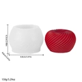 Silikonform für Apfel-Mousse mit Spiralkonstruktion und Maßangaben zum Backen - Spiralapfel (lz-430)