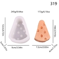 Moule en silicone en forme de fromage pour mousse et gâteau avec spécifications - Fromage Très Grand lz-319