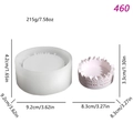 Silicone mold for rabbit house candle holder and finished tray with European architecture - House Candle Holder