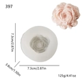 3D καλούπι σιλικόνης τριαντάφυλλο για DIY σαπούνι και διακόσμηση τούρτας με μέγεθος - Μικρή Ρανούγκουλα (lz-397 H40)