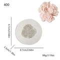 Silikonform für Rosenblüten mit detaillierten Maßangaben für DIY-Handwerksarbeiten - Kleine Austin Rose (lz-400 H36)