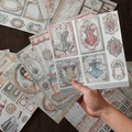 Vintage European Princess scrapbooking paper pack with Victorian portraits and floral patterns - Princess Retro Royal Style