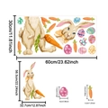 Detalle de pegatinas de PVC para ventanas de Pascua con dimensiones de 30x60 cm - CT26Y80083S_R (Estático) / 60*30cm