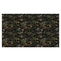 Vintage floral wallpaper with dark background and botanical rose pattern print - 44cm*300cm Per Roll / Vintage Floral (CT26Y70022M)