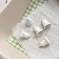 Lot de 5 clochettes blanches avec flocons de neige pour bricolage de Noël - 3# Blanc Flocon de Neige Cloche