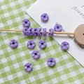 Détail de perles en alliage lavande facettées pour bijoux DIY et accessoires de téléphone - Violet