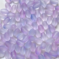 Macro detail of gradient purple frosted seed beads for DIY handmade jewelry crafts - Purple Gradient Frosted Style (5#) / 10g Pack