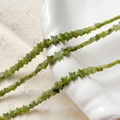 Primer plano de cuentas de piedra natural verde en forma de estrella para hacer joyas - 6# Jade del Sur