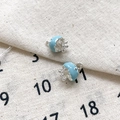 Détails de breloques méduse en alliage bleu avec anneaux argentés pour bijoux DIY - 22# Méduse Bleue