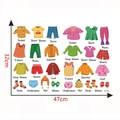 Etichette adesive per vestiti per organizzazione armadio 47x32cm TBW9733 variante - TBW9733: 23*32cm