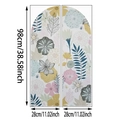 Boho Gänseblümchen Wandsticker-Set im Bogendesign, Maße 98x56cm für Wohnkultur - Morandi Blumenstil (UV50463T_R) / 98*28cm*2pcs