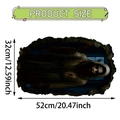 Detail showing 3D horror slasher wall sticker dimensions measuring 52cm by 32cm - 52*32cm / Masked Slasher (UV50787T_R)