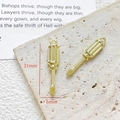 Detailweergave van 31mm gouden legering schroevendraaier bedeltjes voor DIY sieraden - Schroevendraaier (8#)
