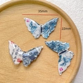Detail of Chinese calligraphy butterfly pendant with dimensions 35mm by 22mm - 4# Artistic Calligraphy