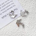 Detalles de colgantes de corona de plata con nácar blanco y piedras de circonio - Estilo 12