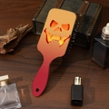 Halloween pumpkin cushion hairbrush with orange gradient finish and scalp massage bristles - Pumpkin 4
