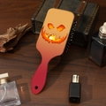 Brosse à cheveux massante Halloween avec motif citrouille et dégradé orange et rouge - Citrouille 2