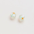 Macro shot of two transparent resin beads with stars and clouds for DIY crafts - Stars & Clouds Childlike Style (4#)