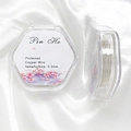 DIY jewelry 0.3mm silver plated copper wire in hexagonal case for handcrafting - 5#0.3mm One Roll (About 25m)