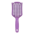 Professionelle lila Skelettbürste für schnelles Trocknen und Entwirren mit ergonomischem Griff - Einfache Verpackung / Lila
