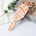 Cute cat print hair brush with air cushion massage bristles for detangling hair - Standard Spec / Cartoon Cat