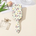 Detail of rectangular cushion brush featuring cute cartoon cow prints and floral patterns - Dairy Cow Pattern (B)