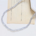 Vue détaillée de perles en cristal irisées facettées pour bijoux et colliers - Style Facetté Fin / Gris Fumé Iridescent