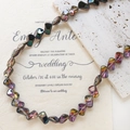 Macro shot of colorful irregular faceted crystal glass beads for DIY jewelry making - 1 Strand (Approx. 46 Beads) / Dark Brown