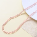 Macro shot of light pink faceted crystal beads with AB rainbow coating for DIY jewelry - Single Strand (Approx. 100 Pcs) / Light Pink AB (2#)