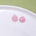Pink petal charms with realistic leaf veins for DIY jewelry making and hair accessories - Petal (03#)