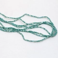 Macro shot of 3mm colorful square crystal beads for DIY jewelry making accessories - Mint Green (08#)