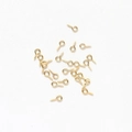 Oeillets à vis dorés pour création de bijoux DIY et connecteurs de pendentif - Couleur Or 14K Goupille à Vis