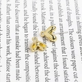 Goldene Herz-Ohrstecker aus S925 Legierung mit DIY-Aufhängeschleife für Ohrringe - Herzförmiger passender Stil (Größe 20 - Einzelpreis)
