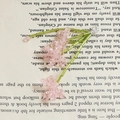 Vista macro di fiori di perline di cristallo rosa fatti a mano su carta vintage retrò - 2# Fiore di Cristallo Rosa (Prezzo Unitario)