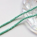 Detalle de cuentas de cristal facetado verde menta de 4mm para joyería artesanal - Verde Lago (9#)