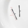 Schwarz beschichtete Barock-Zauberstab-Anhänger aus Kupfer, 26,5 mm Länge für DIY-Schmuck - 14# Gun Black Platinierter Gehstock