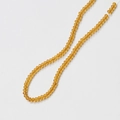 Faceted amber crystal wheel beads strand for DIY jewelry making handmade accessories - 1 Piece / Yellow