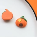 Detailed view of Halloween resin charms featuring pumpkin house and classic pumpkin designs - Pumpkin House (Style 3)